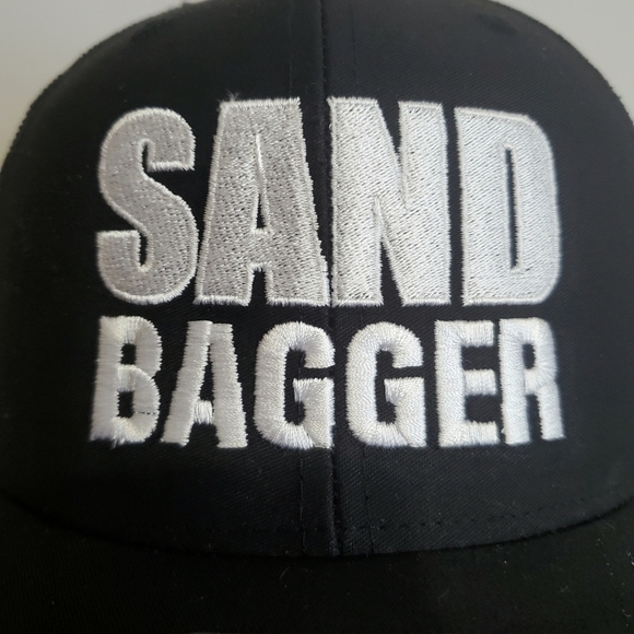 NWT Richardson Style 112 Sand Bagger Black Mesh Trucker Hat Cap - Picture 4 of 14